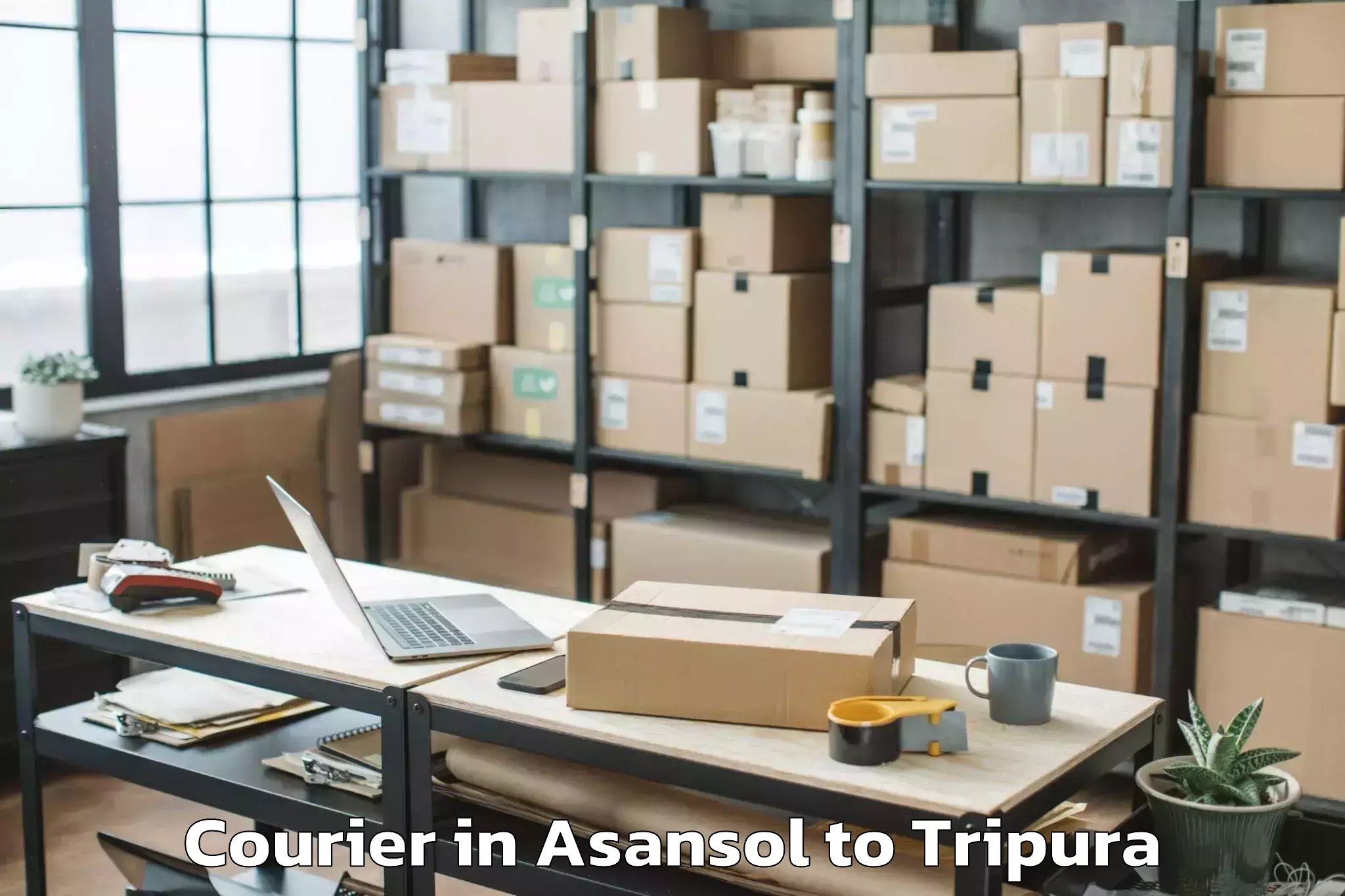 Asansol to Tulashikhar Courier